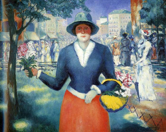 Kazimir Malevich Flower Girl, china oil painting image